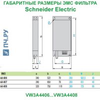 Габаритные размеры ЭМС