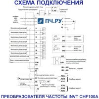 Схема подключения INVT CHF100A