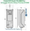 Габаритные размеры Schneider Electric Altivar Process ATV 650