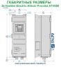 Габаритные размеры Schneider Electric Altivar Process ATV 650