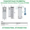 Габаритные размеры Schneider Electric Altivar Process ATV 900