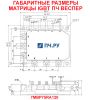 Габаритные размеры матрицы IGBT преобразователя частоты