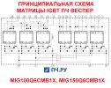 Схема матрицы IGBT преобразователя частоты