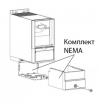Монтажный набор для повышения уровня защиты до Nema Type 1 для корпуса M1. Код заказа 132B0103
