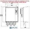Габаритные размеры УПП Данфосс MCD5-0469B-T5-G4X-00-CV2