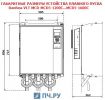 Габаритные размеры УПП Данфосс MCD5-1200C-T5-G5X-00-CV1