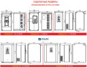Габаритные размеры преобразователя частоты SAJ 8000B