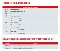 VEDA FC-51 2.2 кВт, 5А ~380-480 В, IP 20, встроенная панель ABA00007